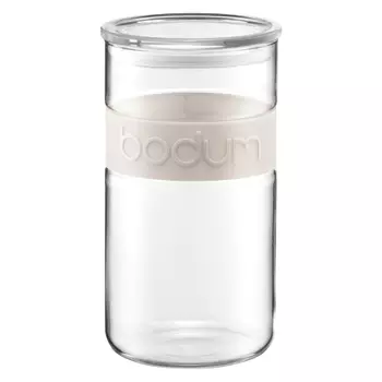 Банка с крышкой Bodum Presso 2л, цвет белый