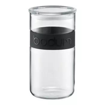 Банка с крышкой Bodum Presso 2л, цвет черный