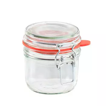 Банка стеклянная с крышкой на замке-клипсе Leifheit, 135мл
