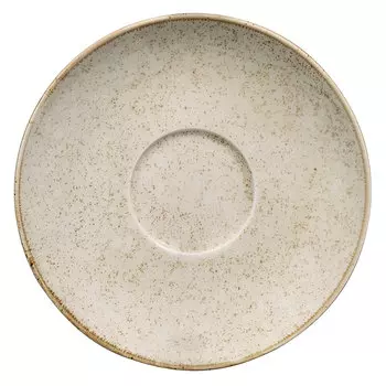 Блюдце Kutahya Pearl Lima 12см, светло-коричневый