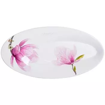 Блюдо Ceramiche Viva Magnolia 20,5x5x40см Oyster