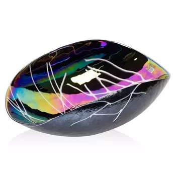 Блюдо декоративное Yalos CARNEVALE BLACK 40x23x15см