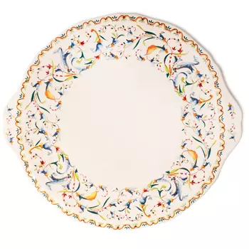 Блюдо для торта Gien Toscana с ручками 34см