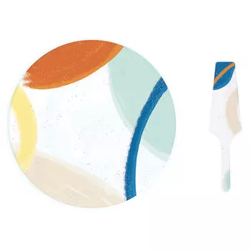 Блюдо для торта с лопаткой Easy Life Alegria