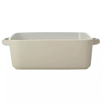 Блюдо для запекания квадратное Casa Domani Moderna 22x22см, цвет кремовый