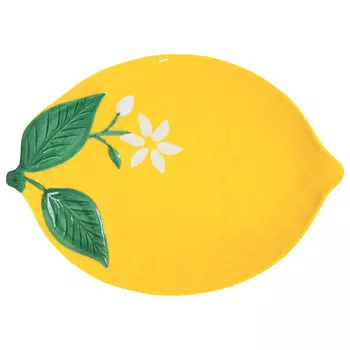Блюдо Easy Life Цветы и лимоны. Лимон 30x22см