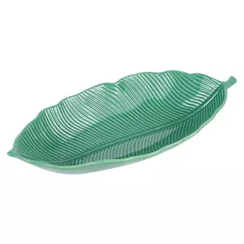Блюдо-лист Easy Life Madagascar light green 26x11,5см