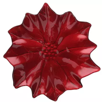 Блюдо-остролист Tognana Natale Red Star