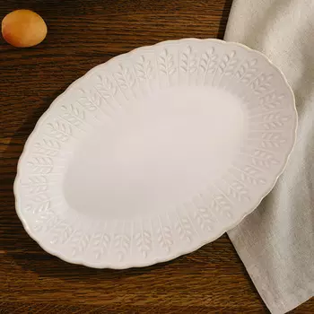 Блюдо овальное Divnaya Iva Колосья