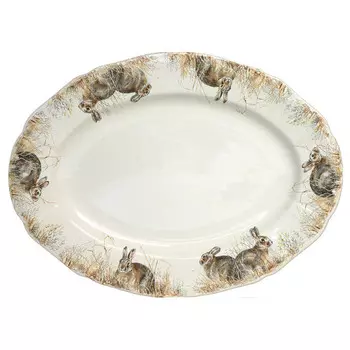 Блюдо овальное Gien Sologne 39,3x29см