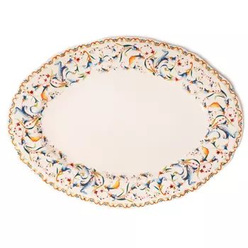 Блюдо овальное Gien Toscana 34,5x25,3см