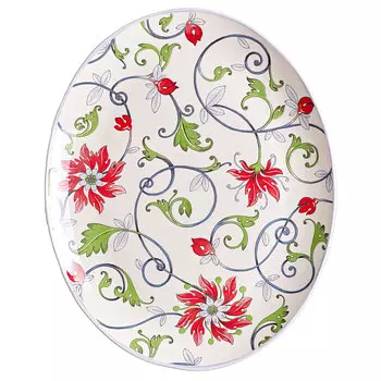 Блюдо овальное Grace By Tudor England Botanical Spiral