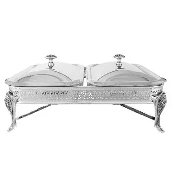 Блюдо с подогревом Regent Silverware Британи 47x28x19см