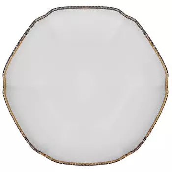 Блюдо Zarin Riva Gold HeXan