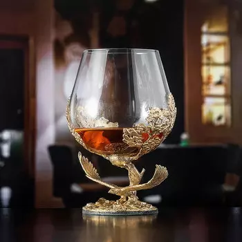 Бокал для коньяка Город Подарков Парящий орел, в подарочной коробке