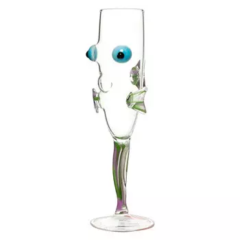 Бокал для шампанского Massimo Lunardon Flute Pesce Tropicale