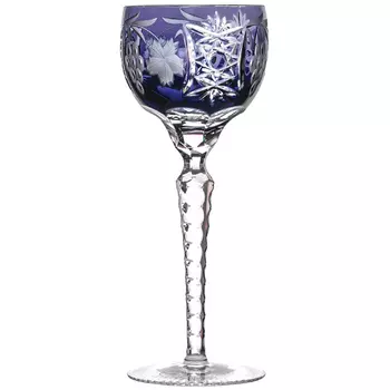 Бокал для вина Ajka Crystal Grape 220мл, синий