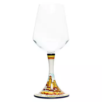 Бокал для вина на керамической ножке Leoncini Пейзаж