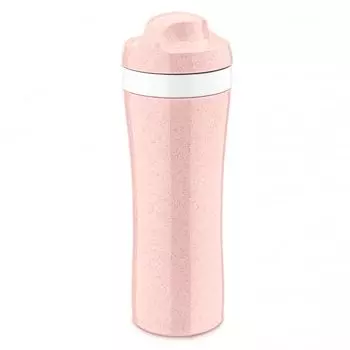Бутылка Koziol Oase Organic, цвет розовый