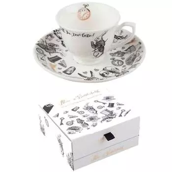 Чайная пара 210мл Jozefina Алиса в стране чудес