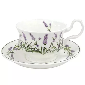 Чайная пара для завтрака Top Art Studio Лаванда Прованса, 400 мл.