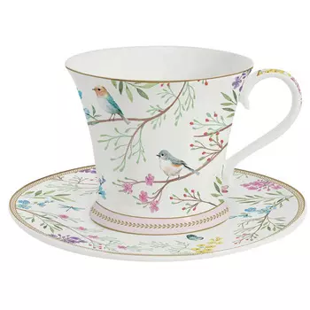 Чайная пара Easy Life Birds Melody 200мл в подарочной упаковке