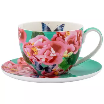 Чайная пара Maxwell & Williams Экзотика Камелии