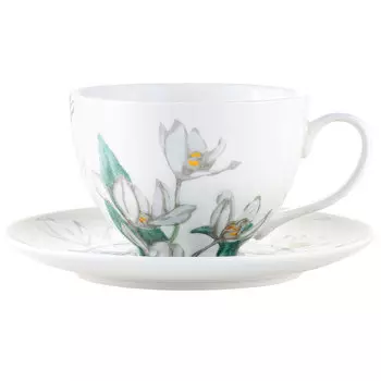 Чайная пара Maxwell & Williams Орхидея белая