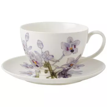 Чайная пара Maxwell & Williams Орхидея лиловая