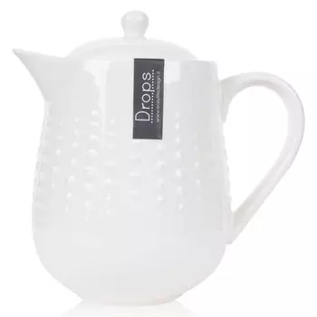 Чайник заварочный Easy Life Drops white