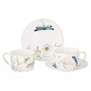 Чайный набор Lefard Стрекоза 250мл, на 2 персоны