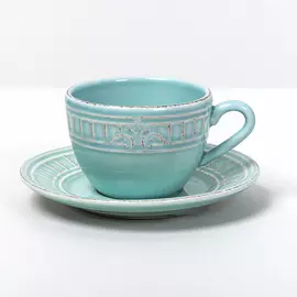 Чашка 200мл с блюдцем Matceramica Venice