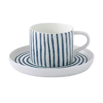 Чашка кофейная с блюдцем Easy Life Blue Breeze