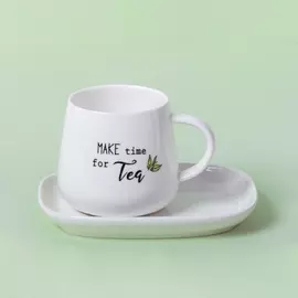 Чашка с блюдцем Easy Life Kitchen Elements, 300мл