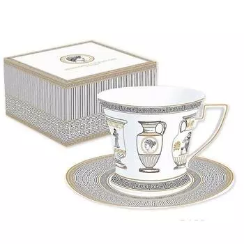 Чашка с блюдцем Easy Life Palladium