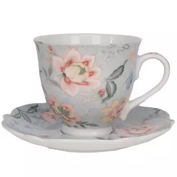 Чашка с блюдцем Easy Life Zen Garden Green