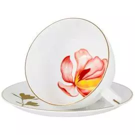 Чашка с блюдцем Julia Vysotskaya Flowers. Magnolia 250мл