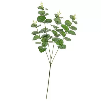 Цветы искусственные Вещицы Ветка эвкалипта 50см