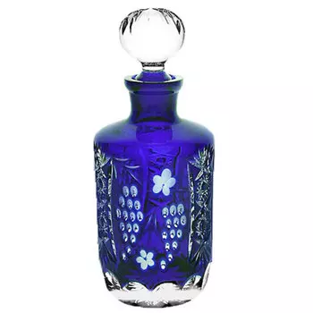 Декантер для виски Ajka Crystal Grape Cobalt Blue