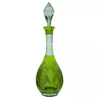 Декантер с пробкой Ajka Crystal Grape 750мл, светло-зеленый
