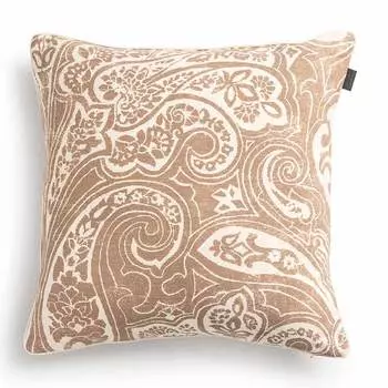 Декоративная наволочка Gant Home French Paisley 50x50см, цвет бежевый