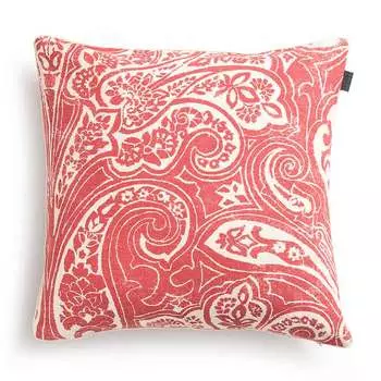 Декоративная наволочка Gant Home French Paisley 50x50см, цвет красный