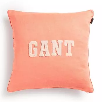 Декоративная наволочка Gant Home Gant Cushion 50x50см, цвет оранжевый