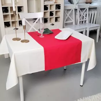 Дорожка сервировочная Не в сервант Красная новогодняя