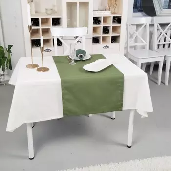 Дорожка сервировочная Не в сервант Темно-зеленая