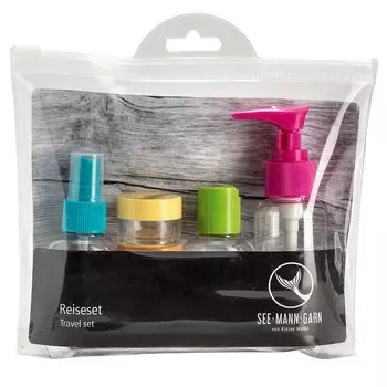 Дорожный набор для косметических средств 6 предметов See-Mann-Garn Gute Reise