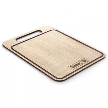 Доска разделочная с желобом ComposeEat 18x24см, дуб светлый