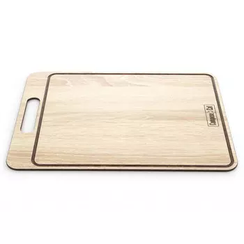 Доска разделочная с желобом ComposeEat 25x33см, дуб светлый