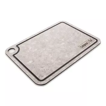 Доска разделочная с желобом ComposeEat Elegance 24x18см, белый камень