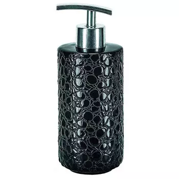 Дозатор для жидкого мыла Kleine Wolke Kroko, черный